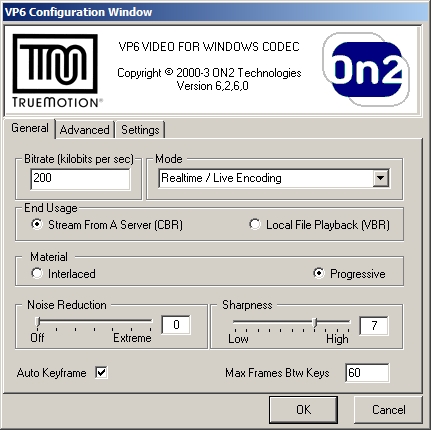 NSV/Config/Encoder Config/Configure